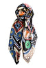 Cashmere oversized scarf "Mysterious Game" - Lacroix