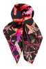 Silk scarf "Nuit d´Afrique" Lacroix - black
