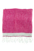 Exclusive pink scarf or shawl in linen