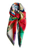Silk scarf "Arlecchino" Lacroix red