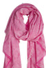 Unique pink scarf