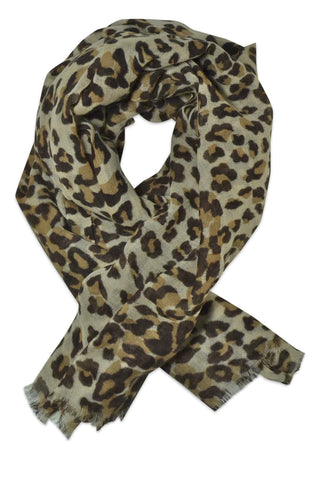 Classic leopard print scarf