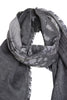 Black scarf in unique quality