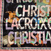 Silk scarf "Double View" Lacroix - black