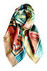 Silk scarf "Shopping Style" Lacroix - green