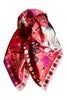 Silk scarf "Croquis" Lacroix - red