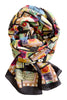 Silk pashmina "Pique-Assiette" Lacroix