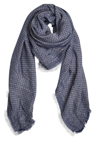 Marine blue scarf in beautiful quality