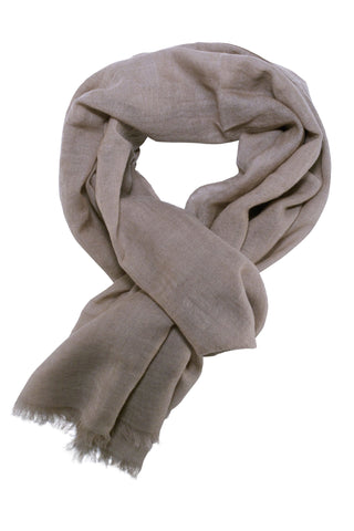 Casual scarf in mauve