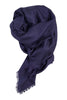 Exclusive blue silk blend scarf Moschino