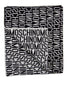 Classic scarf in black and white by Moschino
