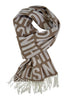 Camel merino scarf Moschino