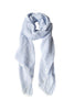 Pastel blue scarf in soft blend