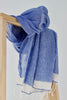 Exclusive linen blue scarf / shawl