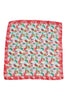 Red silk scarf i beautiful pattern - Pollini