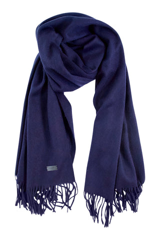 Blue cashmere scarf / wrap - Pollini