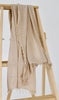 Cashmere scarf in 100% luxurious cashmere - nude