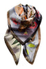 Silk scarf "Paradise" Lacroix - aqua