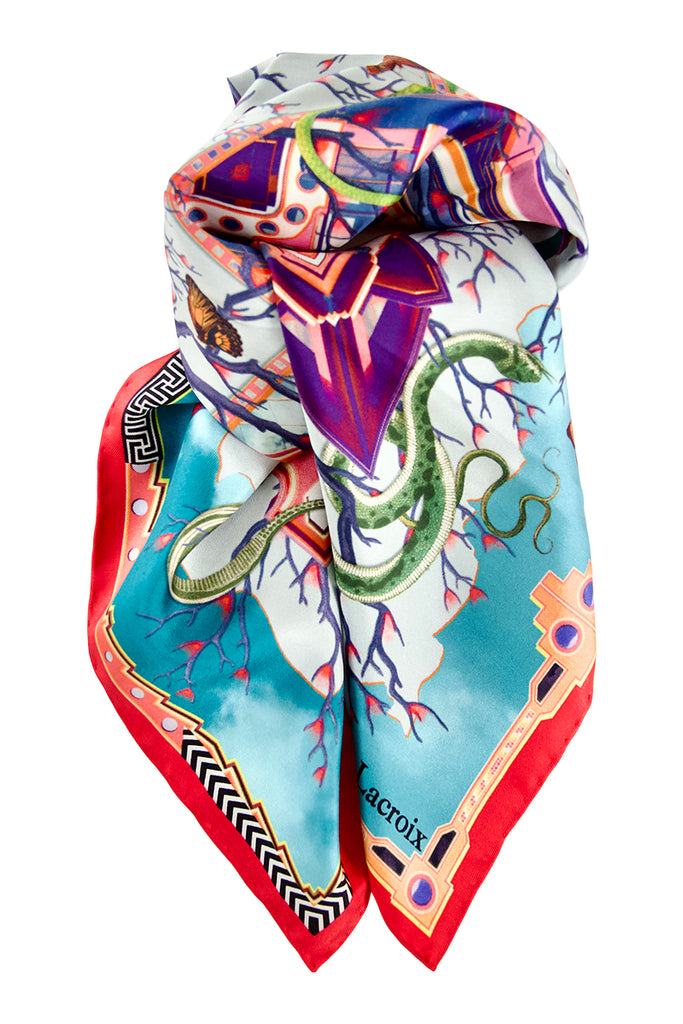 Silk scarf "Tree of life" Lacroix