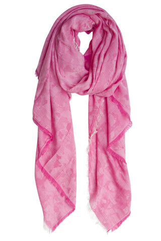 Unique pink scarf