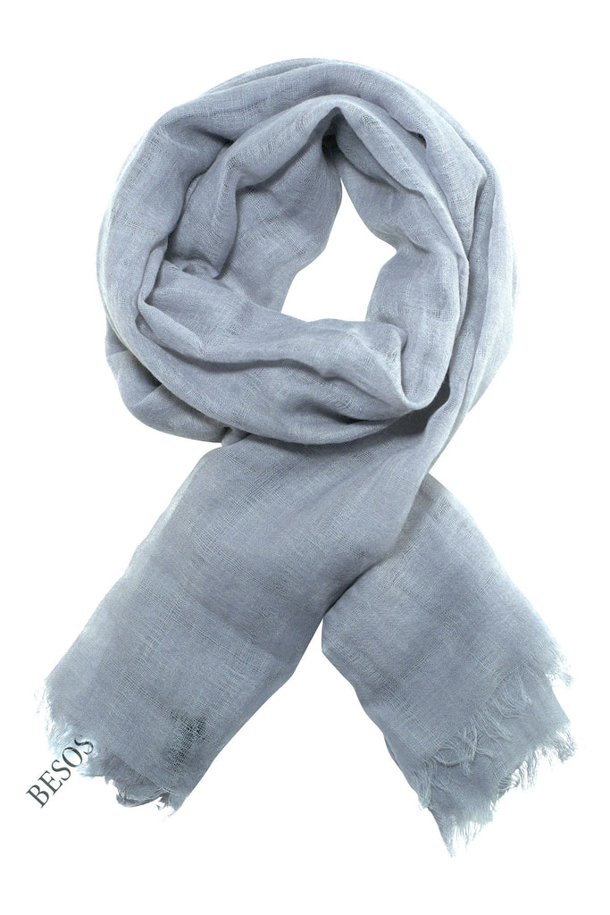  Beautifully woven grey scarf
